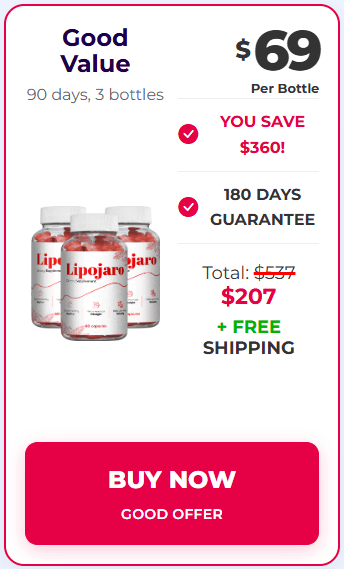 Buy Lipojaro 3 Bottles